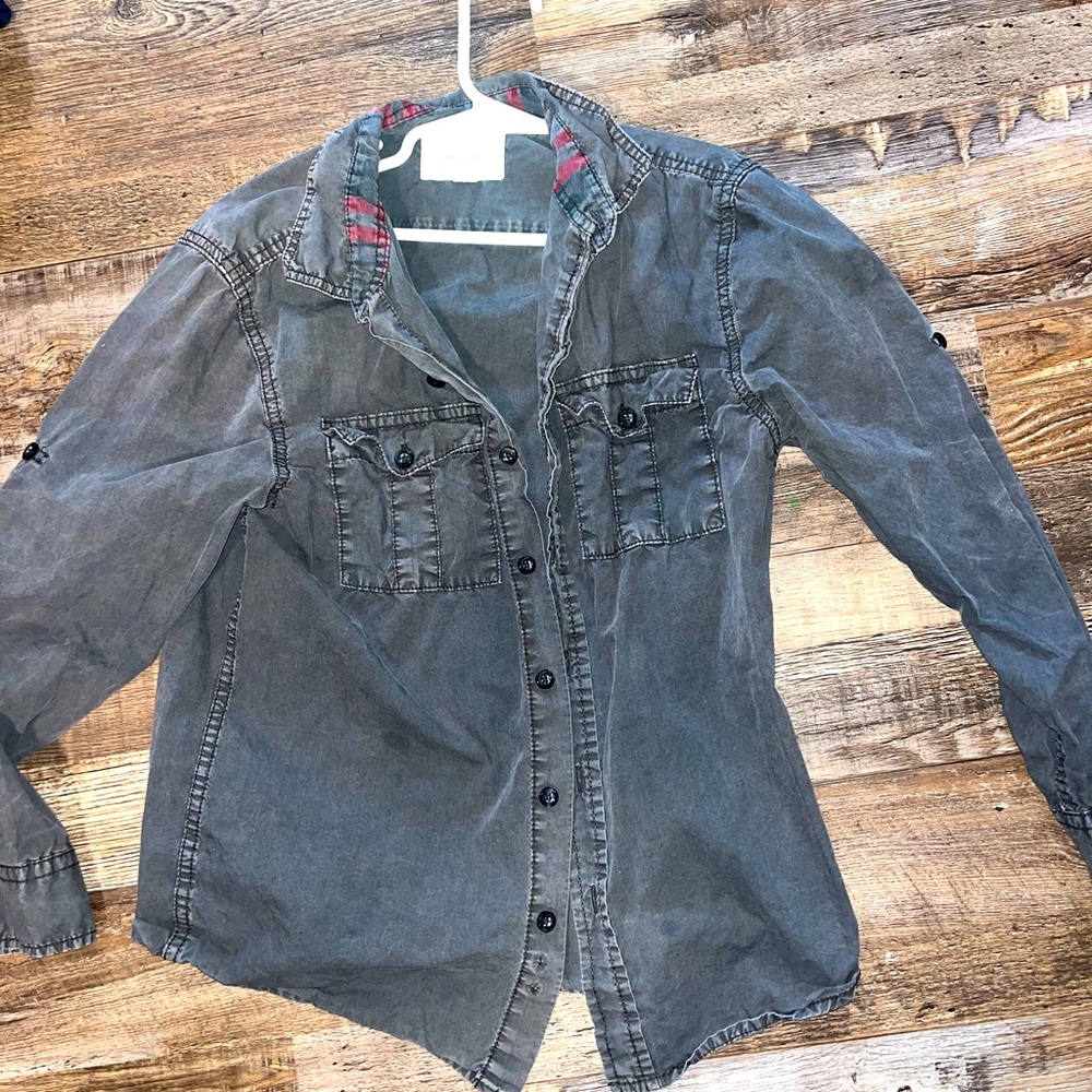 Boys paperdenim&cloth button down shirt. Size 8.